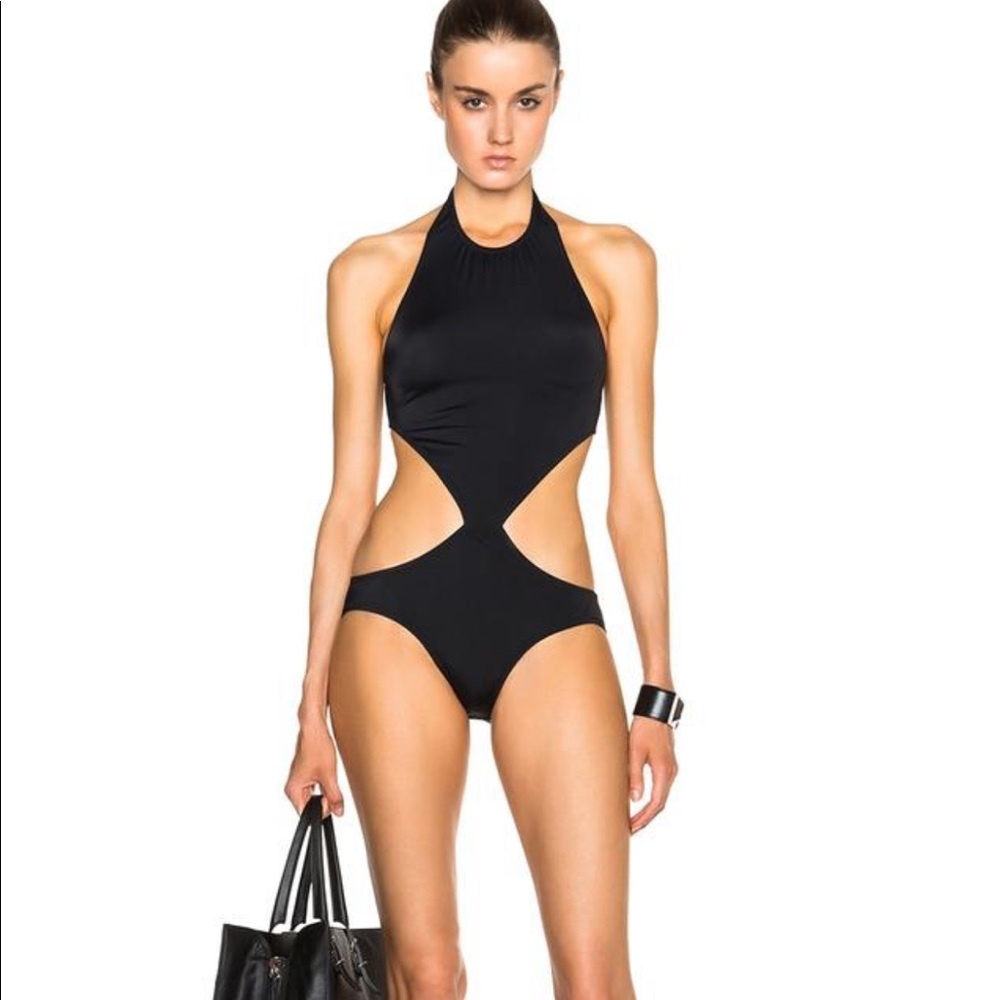 Norma Kamali Kamali Kulture Chuck Cutout One Piece